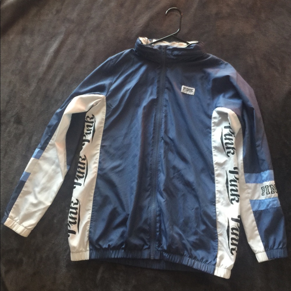 Pink anorak jacket